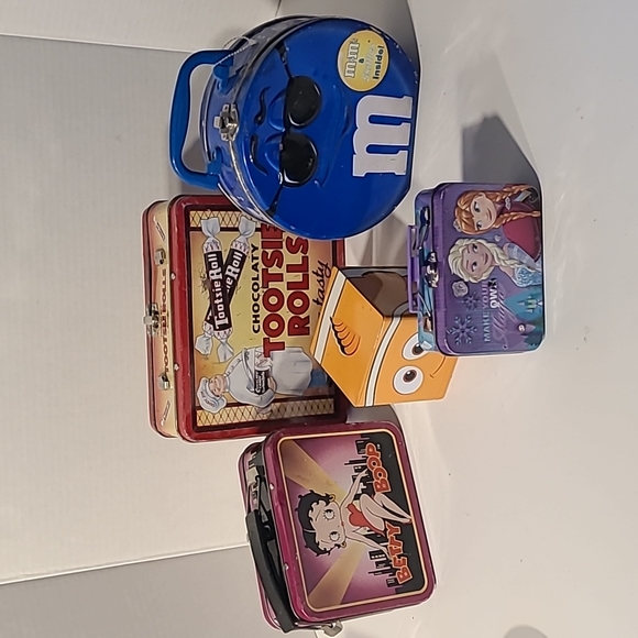 Disney / M&M variety Lunch box and Tin